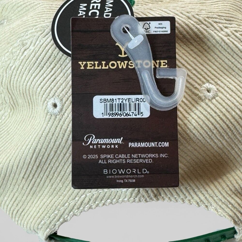 Yellowstone Dutton Ranch‎ Rope Snapback – NWT Western Cap - Picture 5 of 12